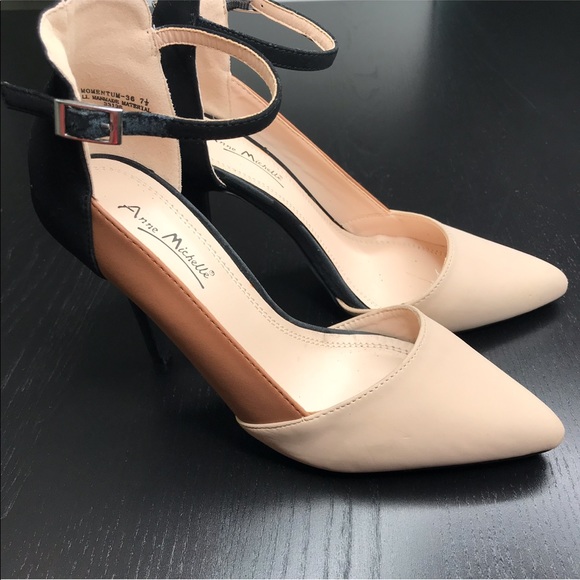Anne Michelle Shoes - Anne Michelle three tone heels